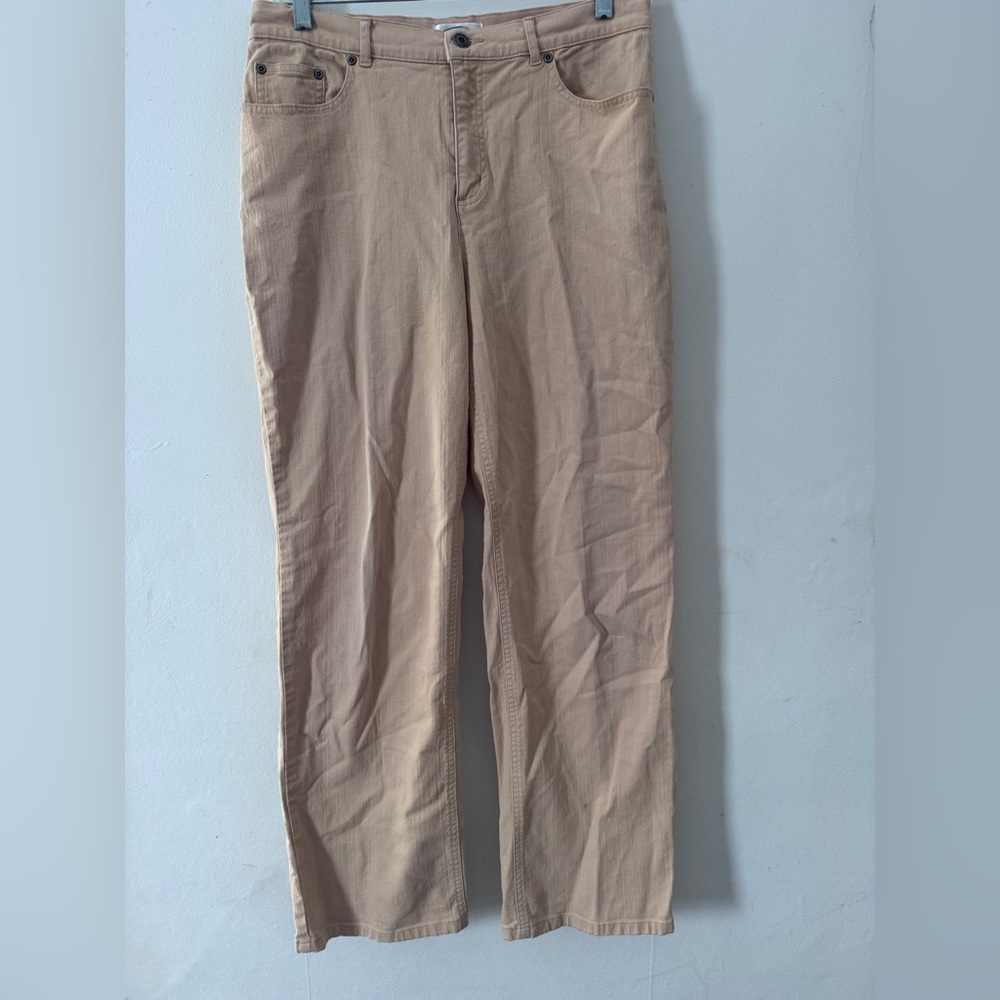 Talbots Tan Women’s Stretch Straight-Leg Pants